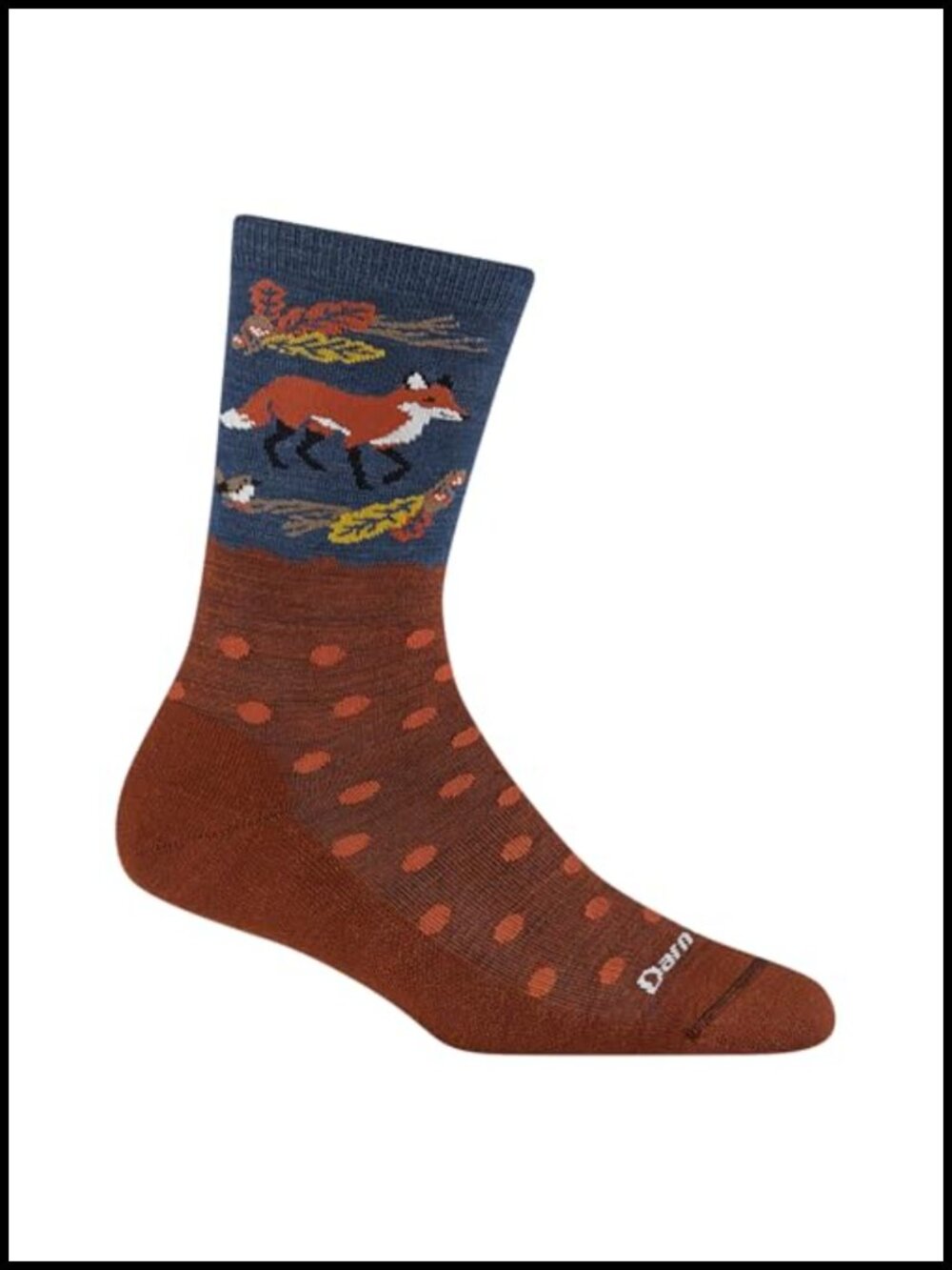 Merino Wool Crew Light Cushion Wildlife Socks Performance Fit Everyday Comfort